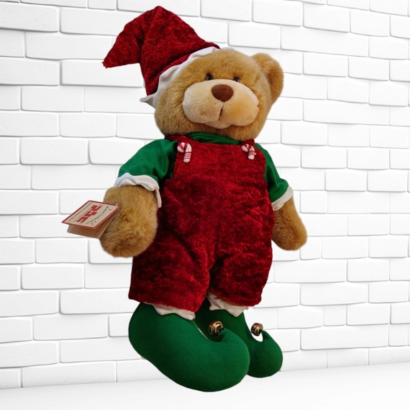 Jingle Bear Elf Plays "Jingle Bell Rock" Large 20" - Picture 8 of 8